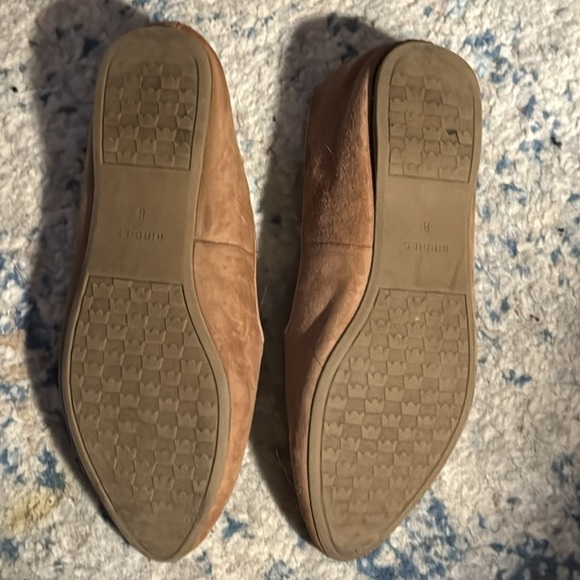 Birdies The Starling Golden oak suede slipper flats comfort shoes Sz 8 - Picture 7 of 11